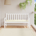 Cuscino per Panca Crema 150x50x7 cm in Tessuto Oxford