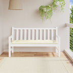 Cuscino per Panca Crema 150x50x7 cm in Tessuto Oxford