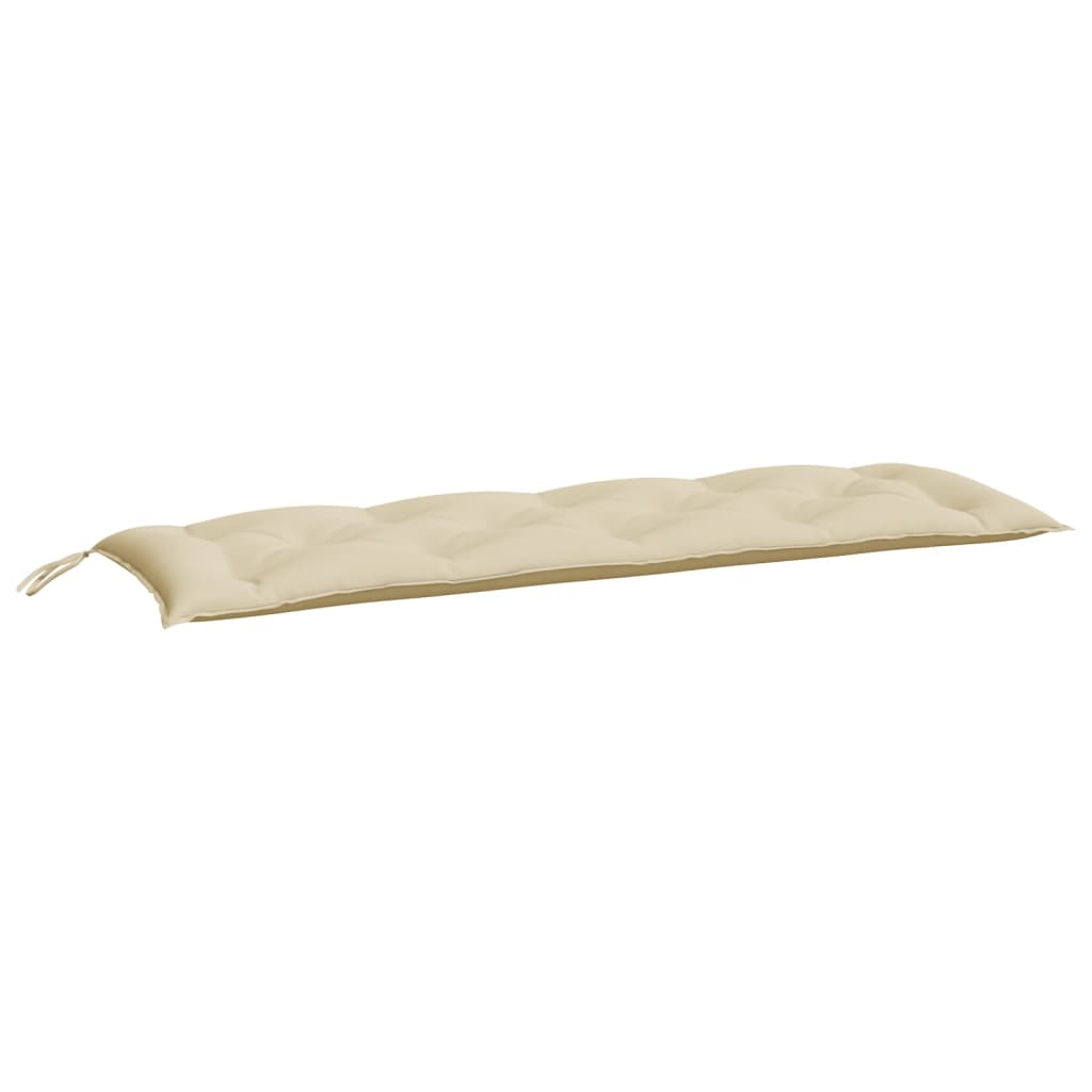Cuscino per Panca Beige 150x50x7 cm in Tessuto Oxford