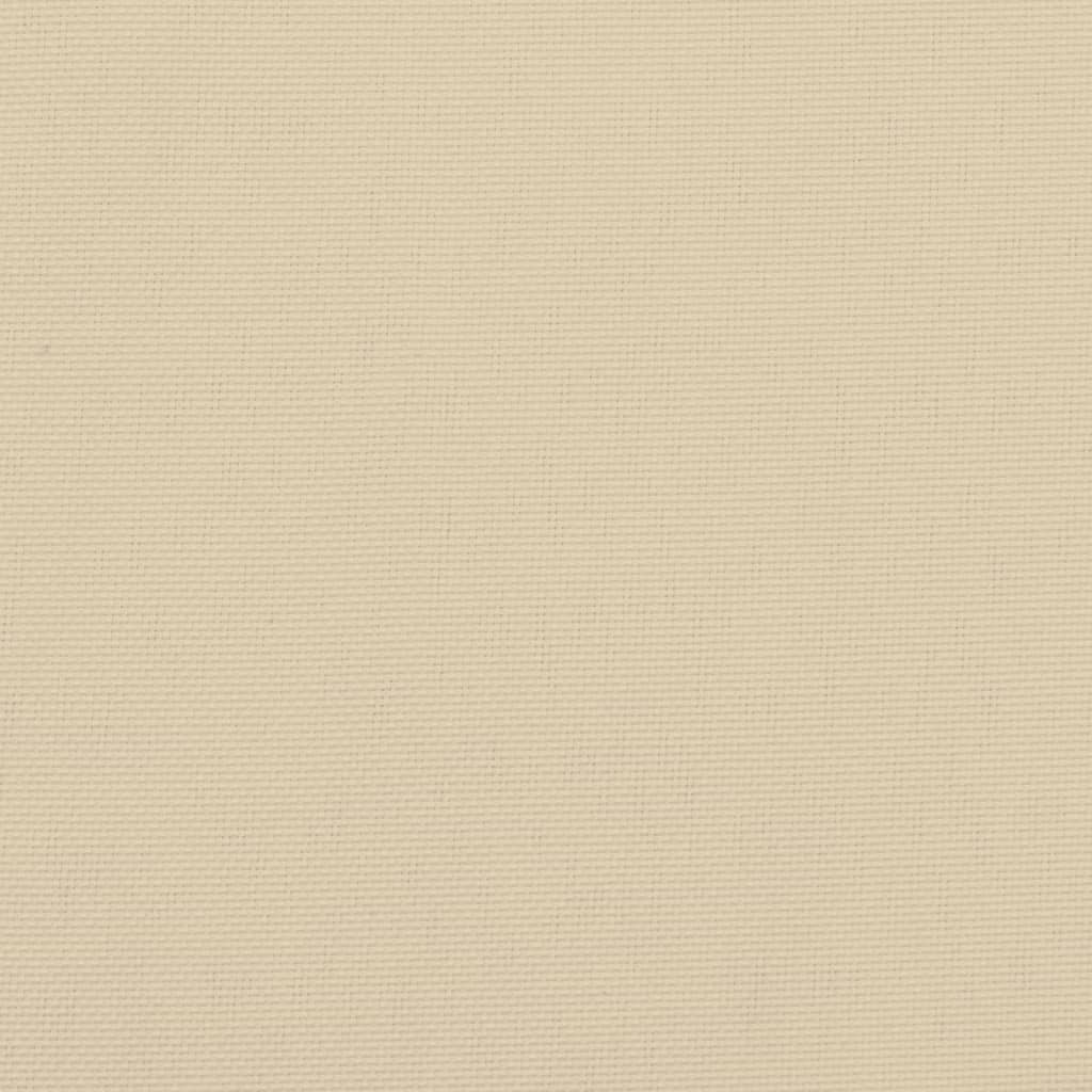 Cuscino per Panca Beige 150x50x7 cm in Tessuto Oxford