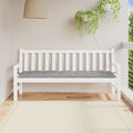 Cuscino per Panca Grigio 180x50x7 cm in Tessuto Oxford
