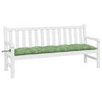 Cuscino per Panca a Foglie 180x50x7 cm in Tessuto Oxford