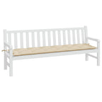 Cuscino per Panca Beige 200x50x7 cm in Tessuto Oxford