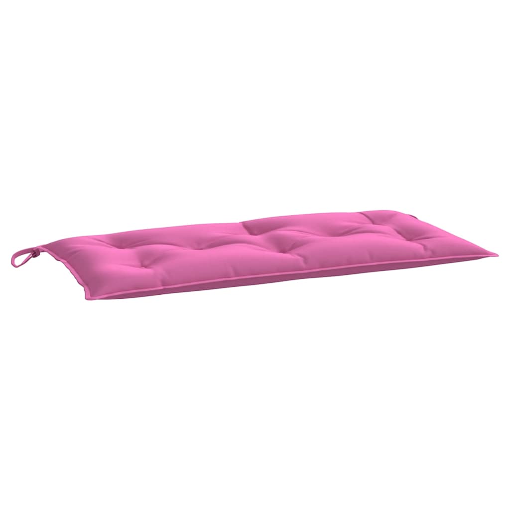 Cuscini per Panca da Giardino 2 pz Rosa 100x50x7 cm in Tessuto