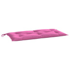 Cuscini per Panca da Giardino 2 pz Rosa 100x50x7 cm in Tessuto