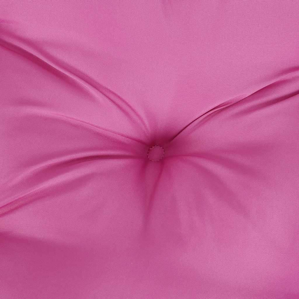 Cuscini per Panca da Giardino 2 pz Rosa 100x50x7 cm in Tessuto