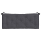 Cuscini Panca Giardino 2pz Antracite 120x50x7 cm Tessuto Oxford