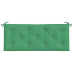 Cuscini Panca da Giardino 2pz Verdi 120x50x7 cm Tessuto Oxford