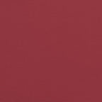 Cuscini per Panca 2 pz Rosso Vino 120x50x7 cm in Tessuto Oxford
