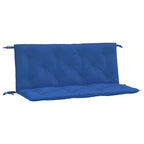 Cuscini per Panca 2 pz Blu 120x50x7 cm in Tessuto Oxford
