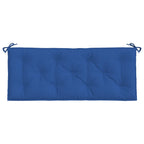 Cuscini per Panca 2 pz Blu 120x50x7 cm in Tessuto Oxford