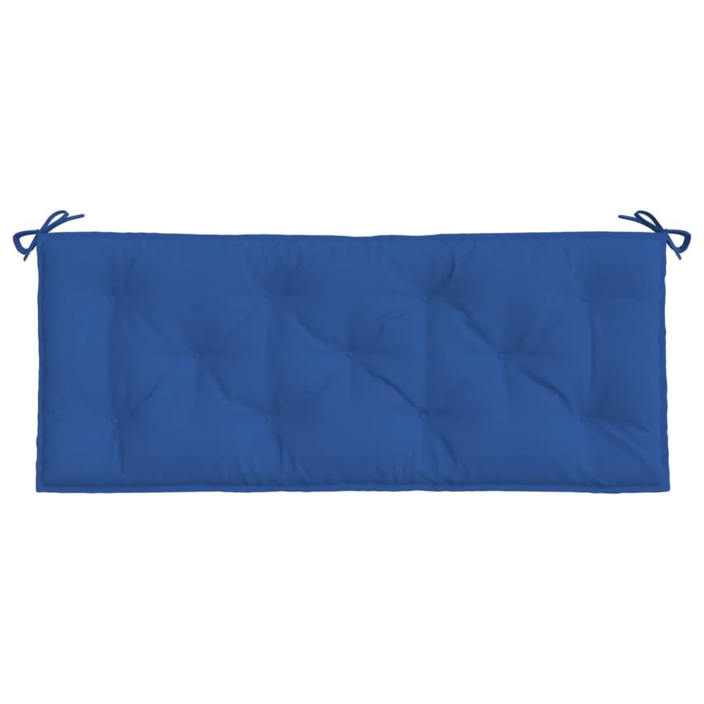 Cuscini per Panca 2 pz Blu 120x50x7 cm in Tessuto Oxford