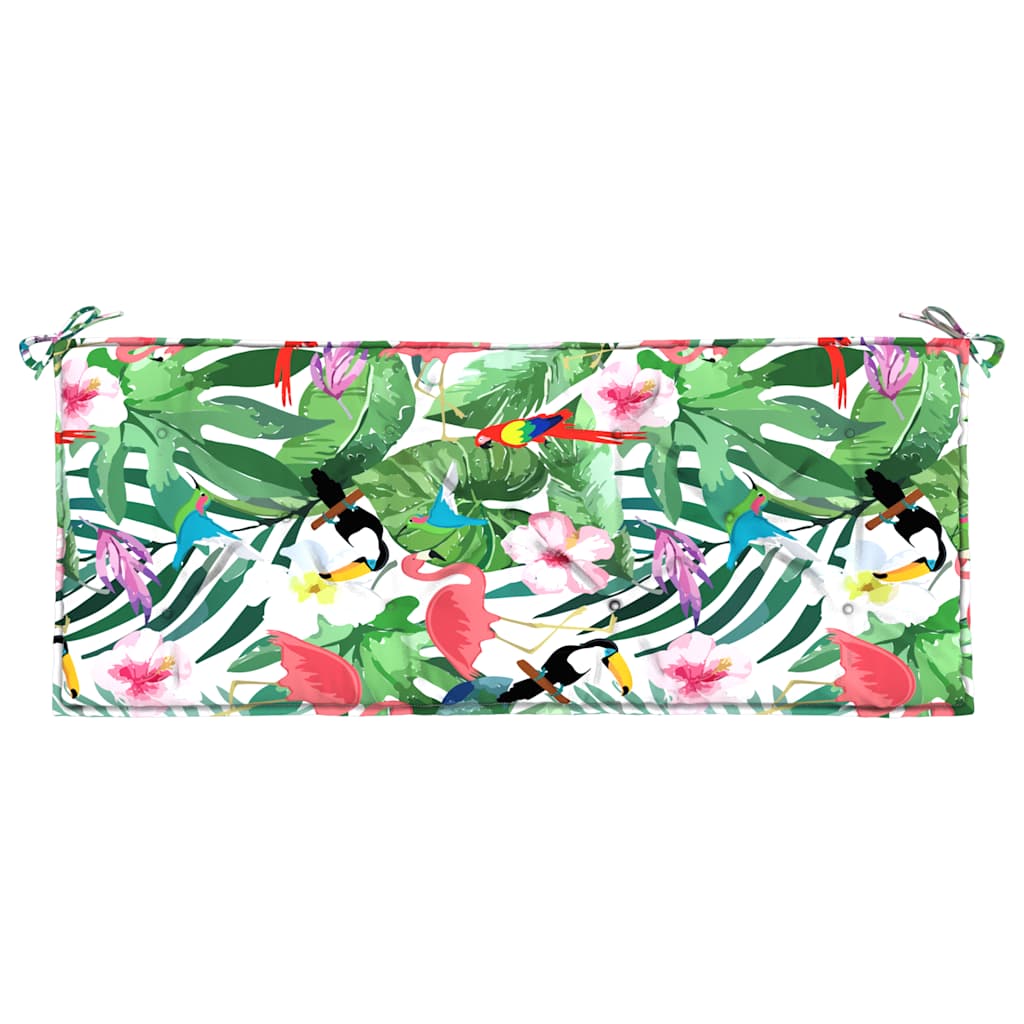 Cuscini Panca da Giardino 2pz Multicolore 120x50x7cm in Tessuto