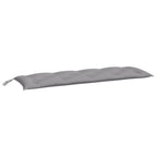 Cuscini per Panca 2 pz Grigi 150x50x7 cm in Tessuto Oxford