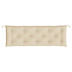 Cuscini Panca da Giardino 2pz Beige 150x50x7 cm Tessuto Oxford