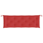 Cuscini per Panca 2 pz Rossi 150x50x7 cm in Tessuto Oxford