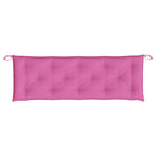 Cuscini per Panca da Giardino 2 pz Rosa 150x50x7 cm in Tessuto