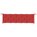 Cuscini per Panca 2 pz Rossi 180x50x7 cm in Tessuto Oxford
