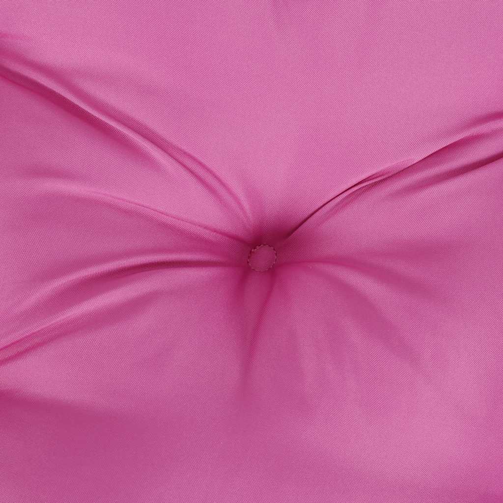 Cuscini per Panca 2 pz Rosa in Tessuto Oxford