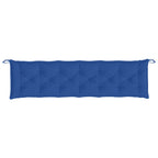 Cuscini per Panca 2 pz Blu 200x50x7 cm in Tessuto Oxford