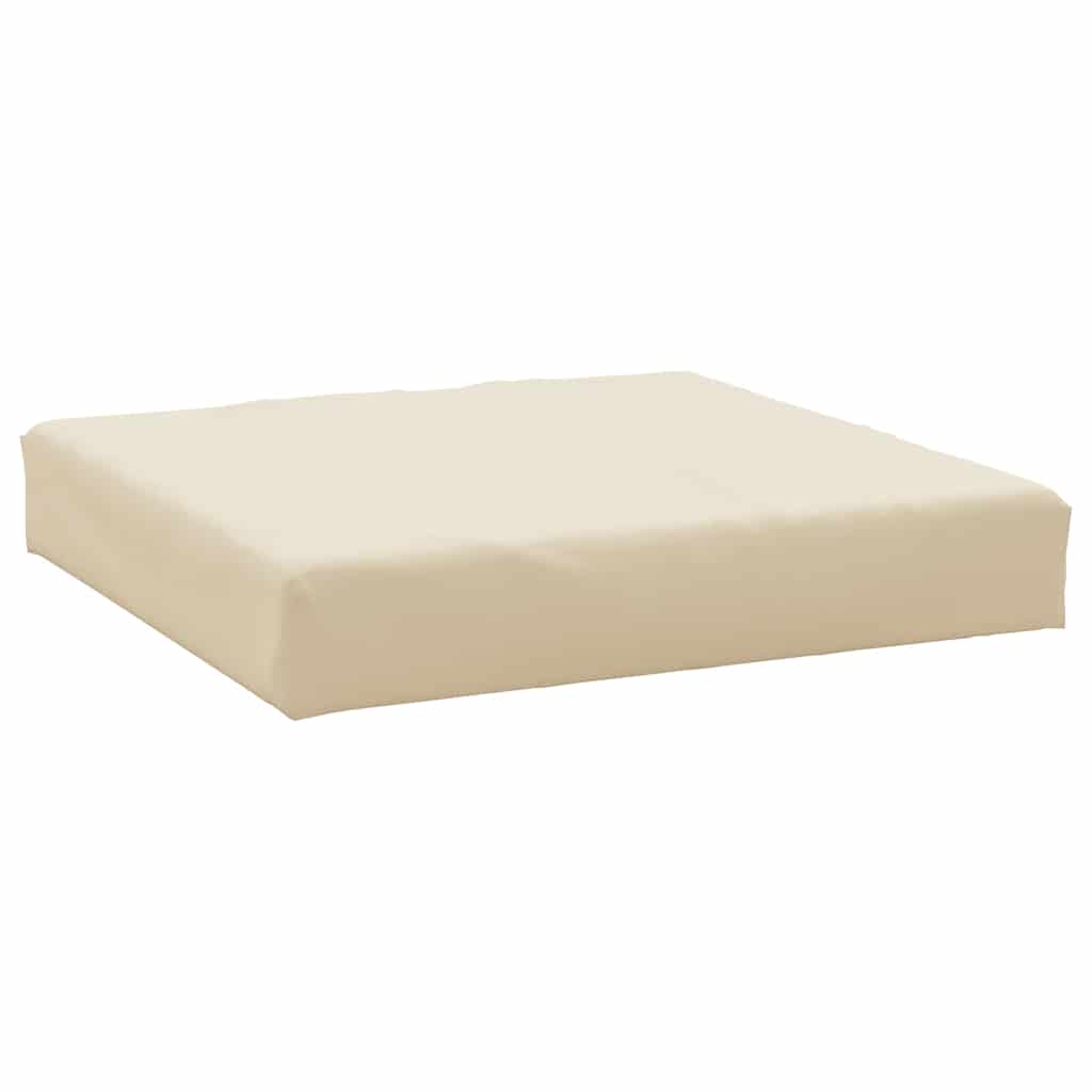 Cuscini per Pallet 2 pz Beige in Tessuto Oxford