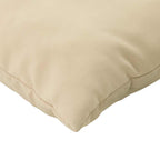 Cuscini per Pallet 2 pz Beige in Tessuto Oxford