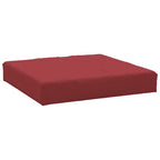 Cuscini per Pallet 2 pz Rosso Vino in Tessuto Oxford