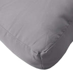 Cuscini per Pallet 3 pz Grigi in Tessuto Oxford