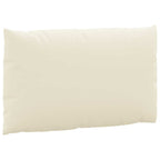 Cuscini per Pallet 3 pz Bianco Crema in Tessuto Oxford
