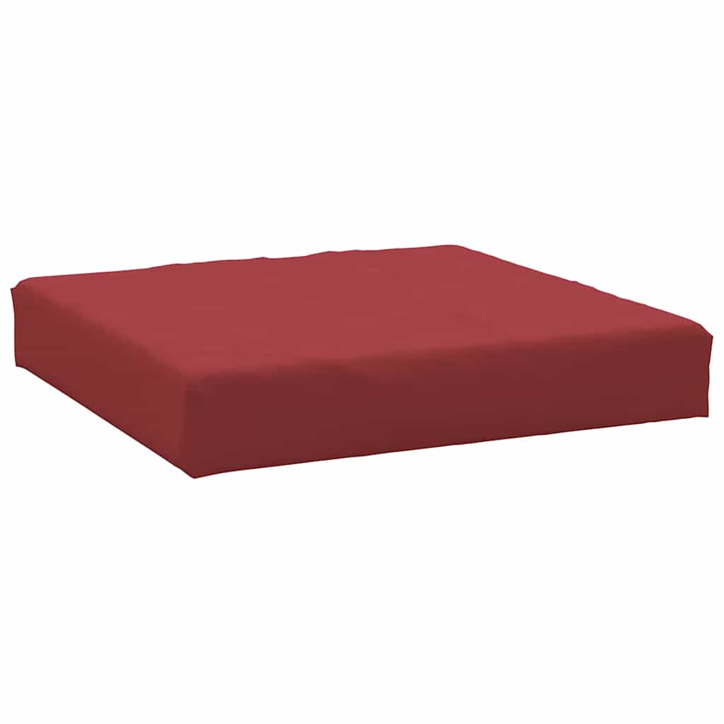 Cuscini per Pallet 3 pz Rosso Vino in Tessuto Oxford