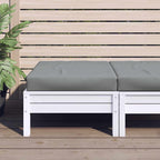 Cuscino per Pallet Grigio 60x60x9,5 cm in Tessuto Oxford