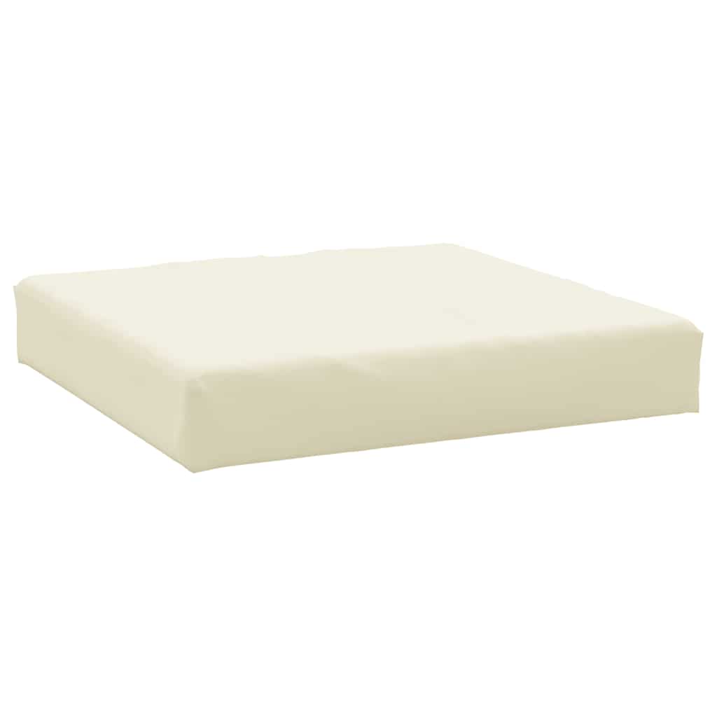 Cuscino per Pallet Crema 60x60x9,5 cm in Tessuto