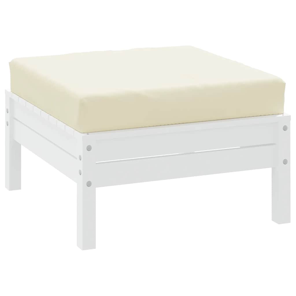 Cuscino per Pallet Crema 60x60x9,5 cm in Tessuto