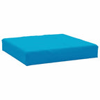 Cuscino per Pallet Azzurro 60x60x9,5 cm in Tessuto Oxford