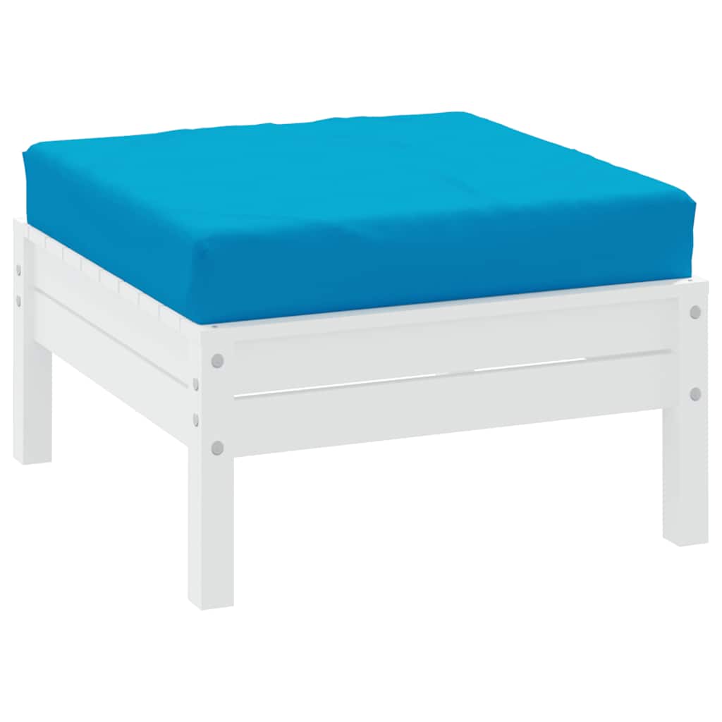 Cuscino per Pallet Azzurro 60x60x9,5 cm in Tessuto Oxford