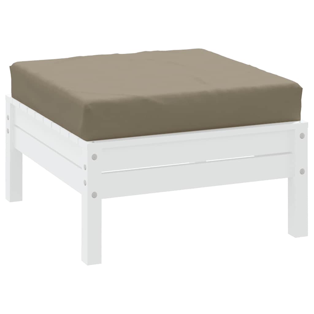 Cuscino per Pallet Tortora 60x60x9,5 cm in Tessuto Oxford