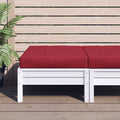 Cuscino per Pallet Rosso Vino 60x60x9,5 cm in Tessuto Oxford