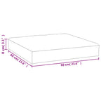Cuscino per Pallet Multicolore 60x60x8 cm in Tessuto Oxford
