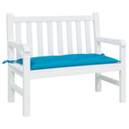 Cuscino per Panca Azzurro 110x50x7 cm in Tessuto Oxford