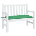 Cuscino per Panca Verde 110x50x7 cm in Tessuto Oxford