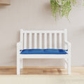 Cuscino per Panca Blu 110x50x7 in Tessuto Oxford