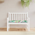 Cuscino per Panca da Giardino Multicolore 110x50x7cm in Tessuto
