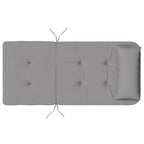 Cuscini per Sedia Adirondack 2 pz Grigio in Tessuto Oxford