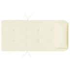 Cuscini per Sedia Adirondack 2 pz Crema in Tessuto Oxford