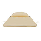 Cuscini per Sedia Adirondack 2 pz Beige in Tessuto Oxford