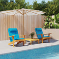 Cuscini per Sedia Adirondack 2 pz Blu Chiaro in Tessuto Oxford
