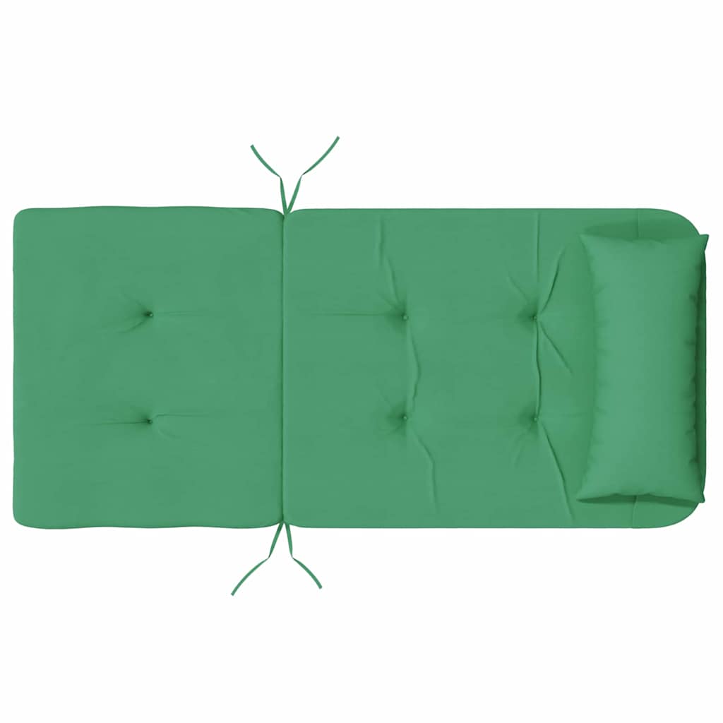 Cuscini per sedie 2 pcs Verde 58 x 77 x 4,5 cm Tessuto Oxford