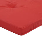 Cuscini per Sedia Adirondack 2 pz Rosso in Tessuto Oxford