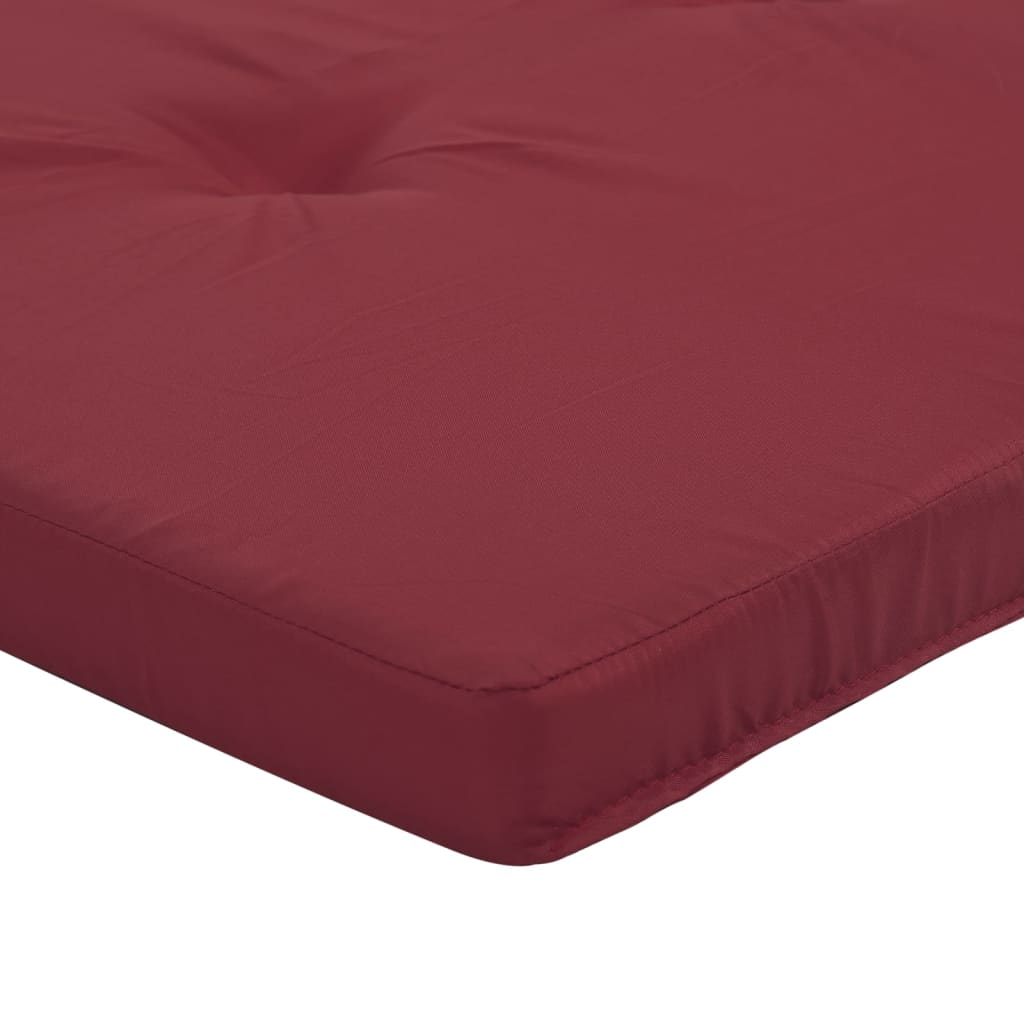 Cuscini per Sedia Adirondack 2 pz Rosso Vino in Tessuto Oxford