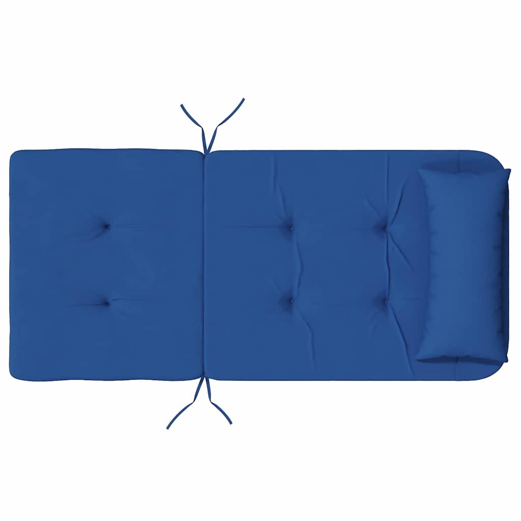 Cuscini per sedie 2 pcs Blu 58 x 77 x 4,5 cm Tessuto Oxford
